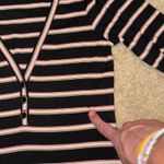 Veronica Beard ‎ Shailee Henley Top Striped Long Sleeve Ribbed Knit XS NEW Photo 10