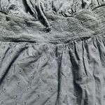 Old Navy blue eyelet lace capsleeve mini sundress M Photo 2