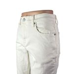 Uniqlo Women's White Mid Rise Straight Tapered Ankle Denim Jeans Pants Size 25 Photo 2