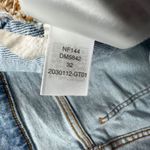 Madewell  Curvy Mom Jeans Womens 32 Light Wash Blue Distressed High Rise Stretch Photo 12