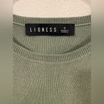 LIONESS Princess Polly  Military Minds Ruched Mini Dress Sage Green Size S EUC Photo 5