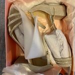 Heels Silver Size 10 Photo 2