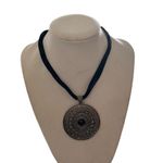 Park Lane vintage Y2k summit leather strap Silver Pendant crystals Necklace Photo 1