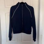 Spanx  AirEssentials Pique Full Zip Track Suit Set Blue Size L Photo 1