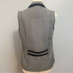 True Vintage Miss Dorby Houndstooth Vest Size 8 Black Photo 3
