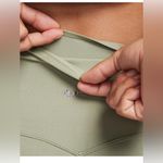 Nike NWT Yoga Dri-FIT Luxe Flared Pants Oil Green Medium Photo 2