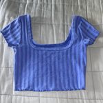 Aerie Blue Crop Top Photo 0