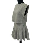 Free People Movement Gray Pleated Cotton Mini Skirt Set(Size Small) Photo 6