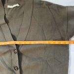 One Grey Day Emory Boyfriend Cardigan Button Front Relaxed Fit Size M Olive Grey Gray Size M Photo 7