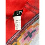 Women’s J.Crew Polyester Red Checkered Scarf OSFA Photo 3