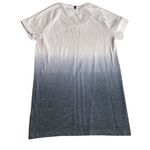 Adidas  Running‎ Womens Size S Ombre Athletic Tee Shirt Gray Purple Photo 4