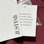 Just Fab For All Women's Work Office Lapel Blazer Burgundy Red Size XL Photo 7