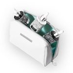 new Naked & Thriving đ’€ Ltd Ed Zip Vegan Leather Travel Case Bag đ’€White đ’€ White Photo 1