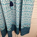 NWT Cabana Life‎ Womens Aruba Blues Coverluxe Tie Waist UPF 50+ Midi Dress S/M Blue Photo 2