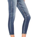 Moussy Vintage Velma Skinny Jeans Medium Wash Blue Distressed Denim High Rise 29 Photo 4