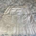 Isaac Mizrahi Live White A-Line Cotton Embroidered Skirt Size Large Photo 5
