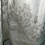 Jones New York White Cotton Linen Metallic Jacquard Skirt 4 Photo 3