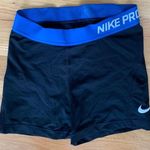 Nike blue/black spandex shorts Photo 0