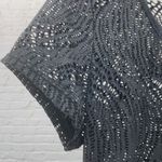 Alexa & Stella Black Crochet Mesh Swim Cover Photo 7