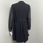 Alexis  Leila Pleated Rio Print Black Mini Wrap Dress Size Medium Photo 11