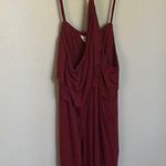 Sun & Shadow Nordstrom  Ruffle Tank Top Red Cordovan Small NEW Photo 1