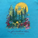 Life is Good Nature Graphic T-shirt Size Medium Read Description Photo 0