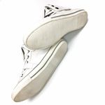 ALDO  Offwhite Leather Flipdown Fashion Sneakers Women’s Size 8 Photo 4