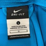 Nike Blue Quarter Zip Fitted Pullover Size Large Photo 6