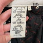 Alice + Olivia  Good High Rise Denim Skirt Bandana Patchwork 29 Black Photo 6