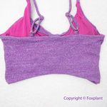 Beach Riot New! Set! Zuri Kenzie bikini Glitter purple, size XS Photo 6