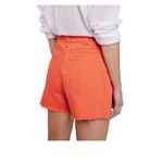 7 For All Mankind NWT Monroe Cutoff Denim Shorts 30, GRAPEFRUIT Photo 5