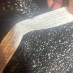 ZARA Black Blazer with Tweed and Leather Contrast Photo 5