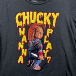 Chucky T Shirt Wanna Play Horror Movie Graphic Womens Size 5X Dark Gray Novelty Photo 4