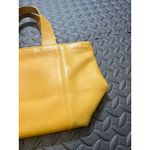 Coach Vintage ‎ SOHO Waverly Buckle Bag Leather 4133 Yellow Chamois Hand Bag Photo 2