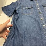Madewell Blue Denim Oversized Mini Shirtdress Womens Size XXL NS185 Preppy NEW Photo 12
