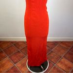 Staud Gianna Halter Maxi Dress in Orange Size 2 Photo 4