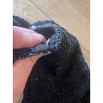 Laurence Kazar  Black Silk Beaded Blouse Shirt Top Evening Size Small‎ Luxury Photo 12