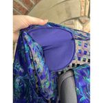 illusion dress tank tiered flutter front jacket purple blue green Size XL Photo 15