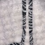 Sweet Storm Halter Tie Black Zebra Print Dress Photo 4