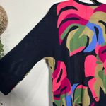 Chico's Chico’s Tropical Print Mesh Long Line Abstract Cardigan Sz Medium Maximalist Photo 9