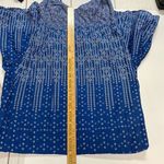 American Eagle  Outfitters Sundress Maxi Dress Sz 6 Blue Boho Cottagecore VNeck Photo 10