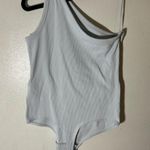 Abercrombie & Fitch  White Bodysuit Asymmetrical Design Photo 1