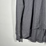 Lucky Brand NWT Gray Asymmetrical Long Sleeve Hoodie Size Petite Small Photo 4