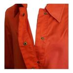 Live a Little  Women Red Stretch Jacket Plus Size1X Snap 3/4-Sleeve Pockets Photo 4