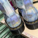 Dr. Martens boots 1460 Pascal Tie Dye Blue Pattern Boot size 6 moto boho Photo 2