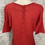 G9C Burnt Orange Linen Sweater Dress/Tunic Size M Photo 4