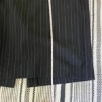 Michael Kors Pinstripe Pencil Skirt Size 10 Black Career Business Corporate Chic Photo 5