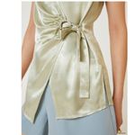 Anthropologie  Sage Green Keyhole Top Photo 1