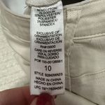 Democracy Jeans Pants Womens 10 Ab Solution Cream Split Raw Hem Straight Leg Photo 6