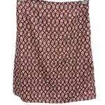 Free People  Chiffon Lightweight Printed Zip Back Imported Midi Skirt Juniors 3 Photo 5